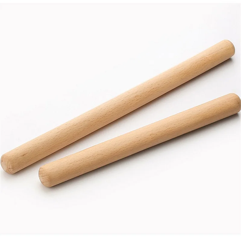 2 Size Kitchen Wooden Rolling Pin Kitchen Cooking Baking Tools Accessories Crafts Baking Fondant Cake Decoration Dough Roller images - 6