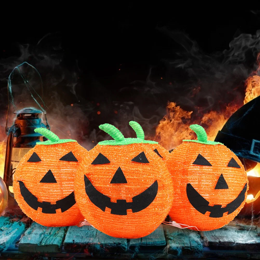 

100led Festival Pumpkin Lantern Ip65 Waterproof Halloween Pumpkin Lights Eco-friendly Outdoor Indoor Garden Yard Halloween Decor