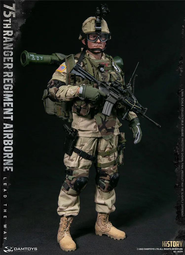 1/6 фигурки героев модель DAMTOYS DAM78094 армия США 75-й кавалерийный полк цельная коробка