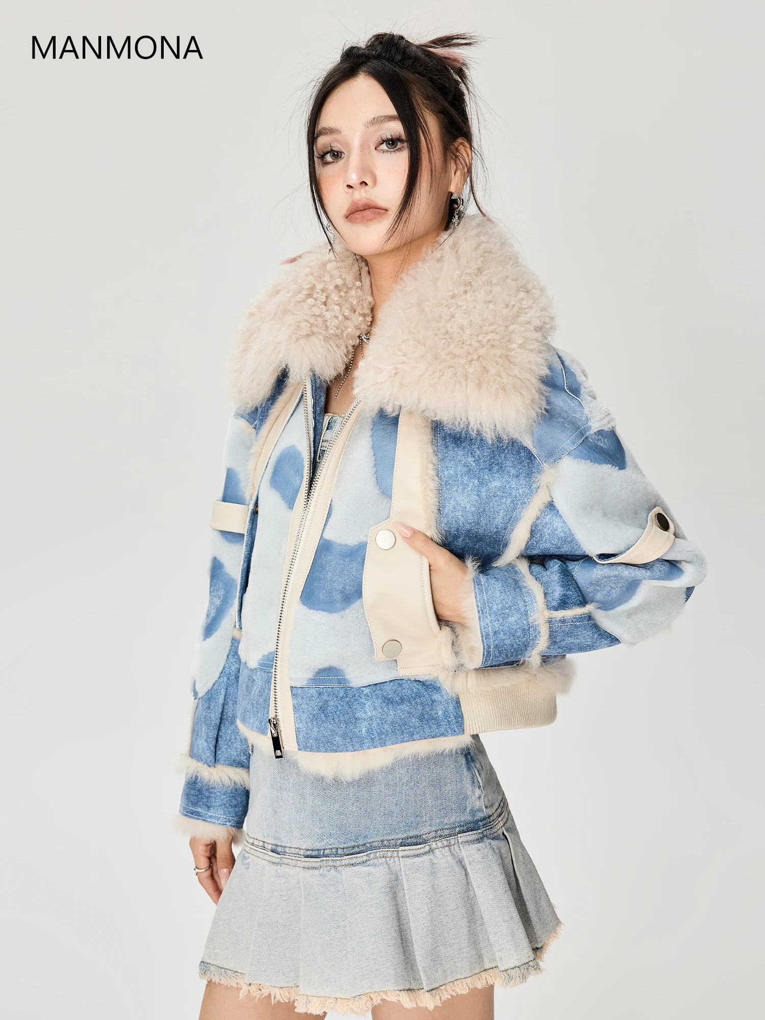 Retro Imported Fur Integrated Women's New Winter Short Fur Coat fox fur coat enlarge