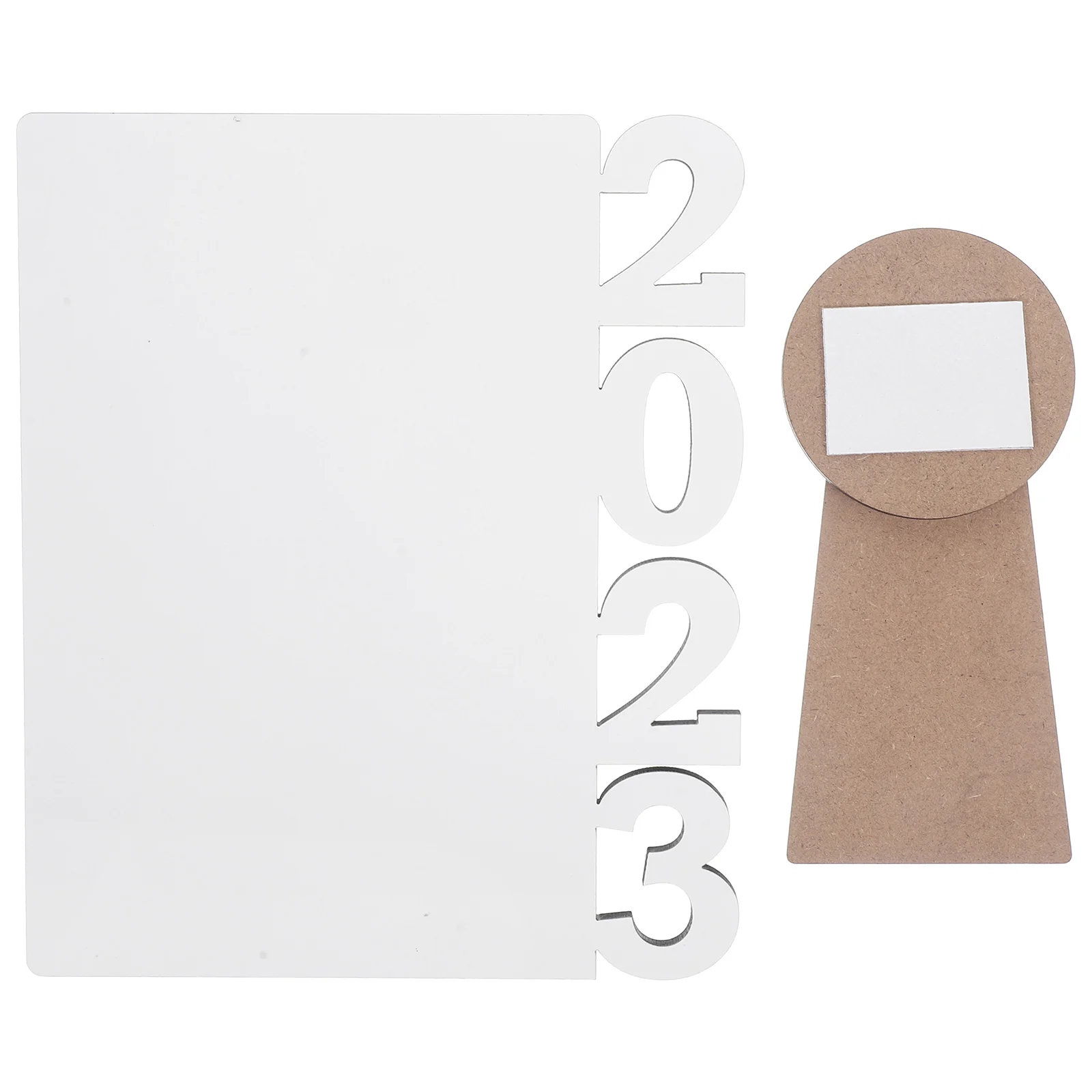 

Mom Memorial Gifts Photo Frame Graduation Decoration Blank Sublimation 18X15X7CM Simulation White MDF Table Mother