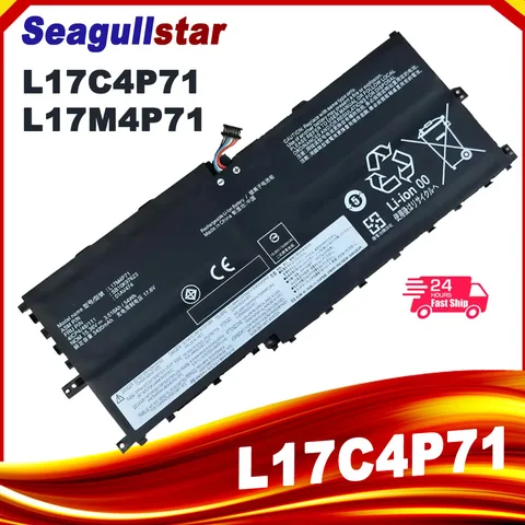 L17C4P71 L17M4P71 L17M4P73 01AV474 01AV475 01AV499 Аккумулятор для ноутбука Lenovo ThinkPad X1 Yoga 2018/3-го поколения