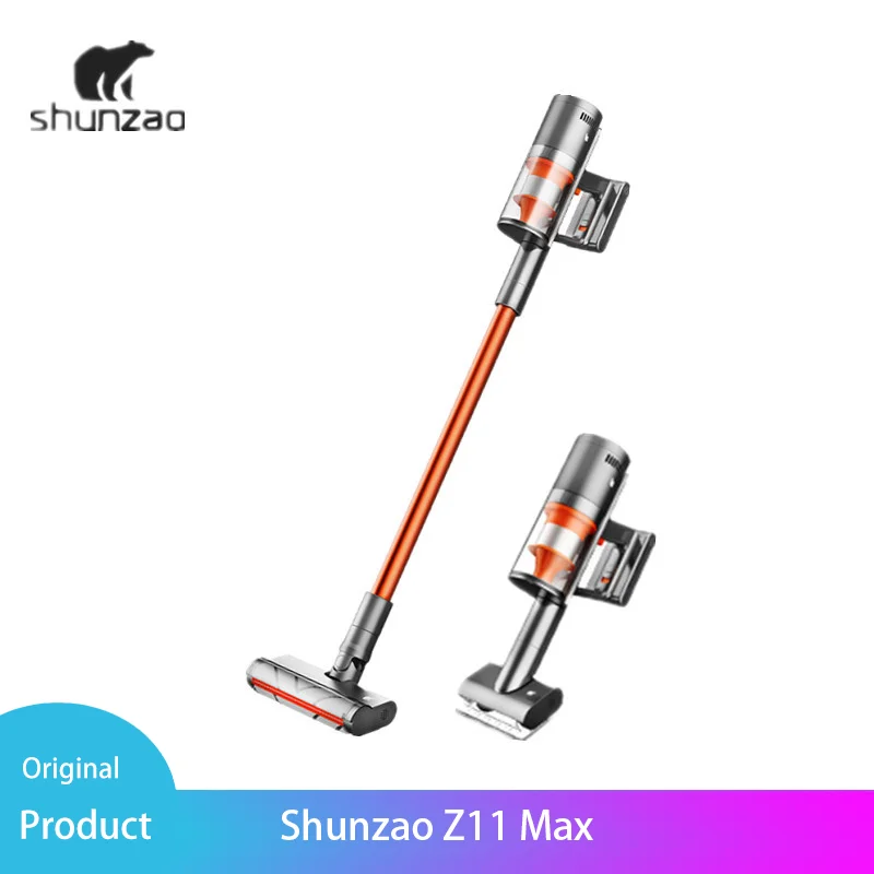 

Xiaomi Youpin Shunzao Z11 Max Wireless Handhled Vacuum Cleaner Self-clean Hair Cutting OLED Display 26000Pa Replaceable Battery