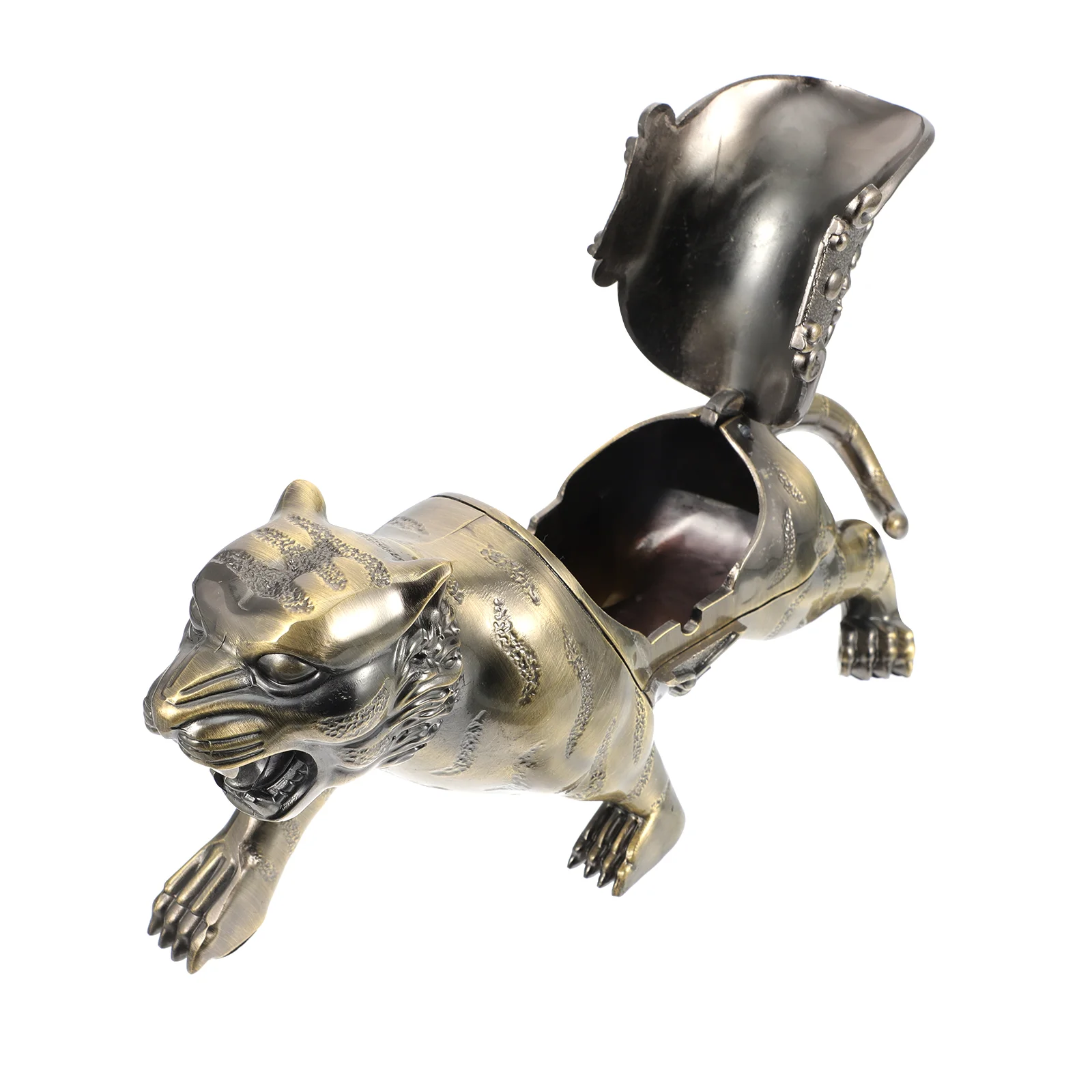 

Tiger Shaped Statue Ashtray Smoking Ash Tray Ornament Creative Ash Cigar Ashtray