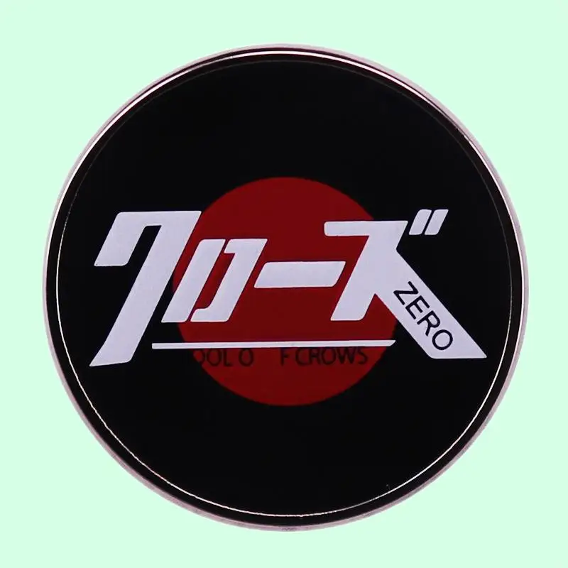 

Japanese Anime High School Brooch Metal Badge Bag Accessories Enamel Pin Wrap Clothing Lapel Brooch Exquisite Fashion Jewelry