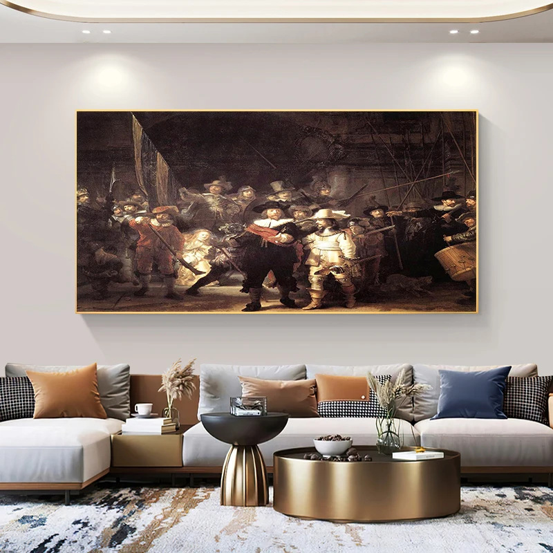 

Diamond Painting 5D Full Square/Round The Night Watch Fine Art Famous Daimond Mosaic Rhinestone Cross Stitch Picture Decor