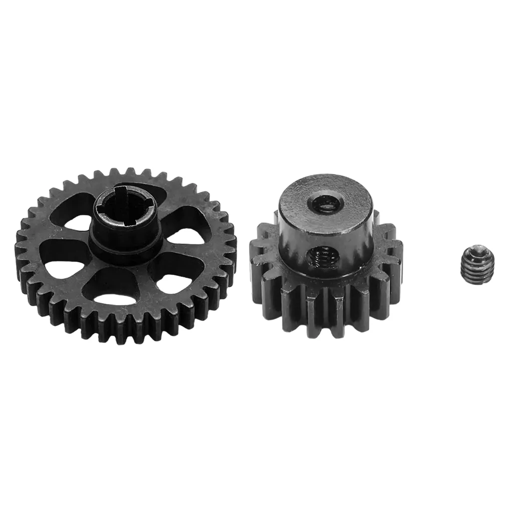 

38T Metal Diff Main Gear 17T Motor Pinion Gear For 1/18 Wltoys A949 RC Car Metal Diff Main Gear Reduction Gear RC Car Spare Part