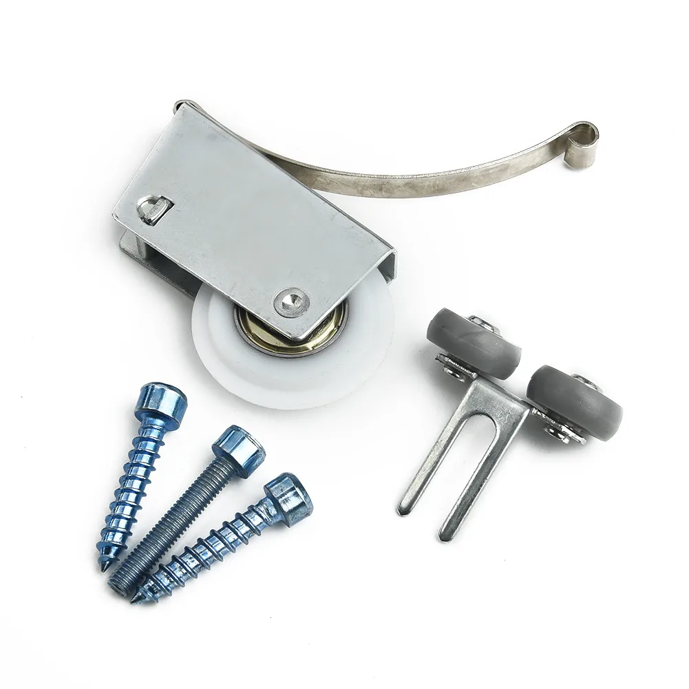 

Wheels Roller lower wardrobe door Door Hardware Pulley Sliding upper Home Improvement Sliding Door Silence Fittings 2018 New
