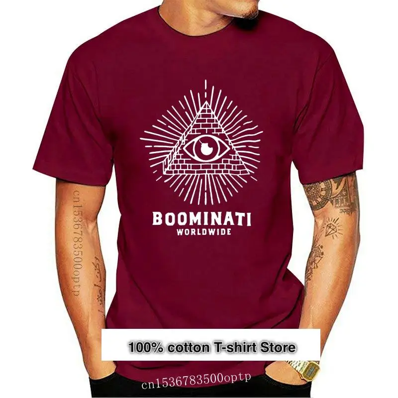 

Camiseta de Boominati para hombre, camiseta negra de talla S-XXXL