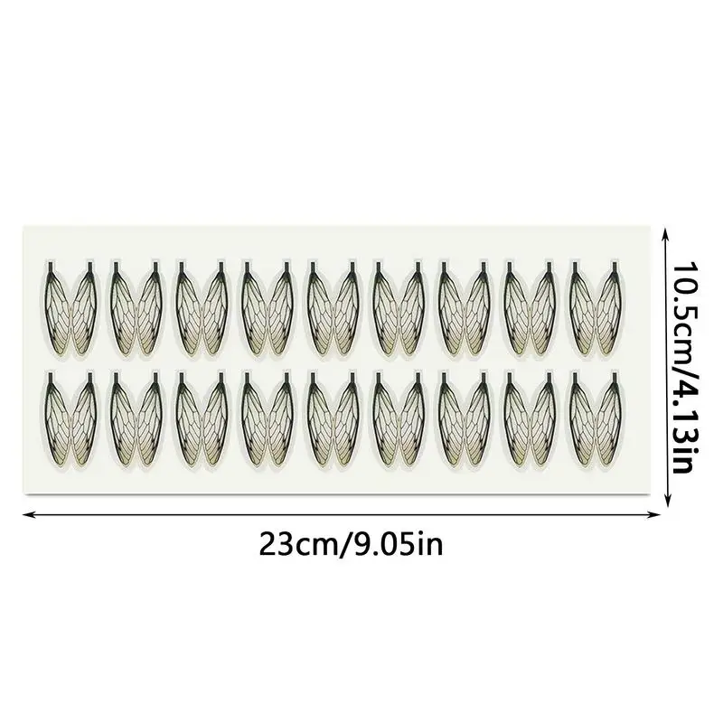 Предварительно вырезанные рыболовные приманки Stonefly Wings предварительно клейкий