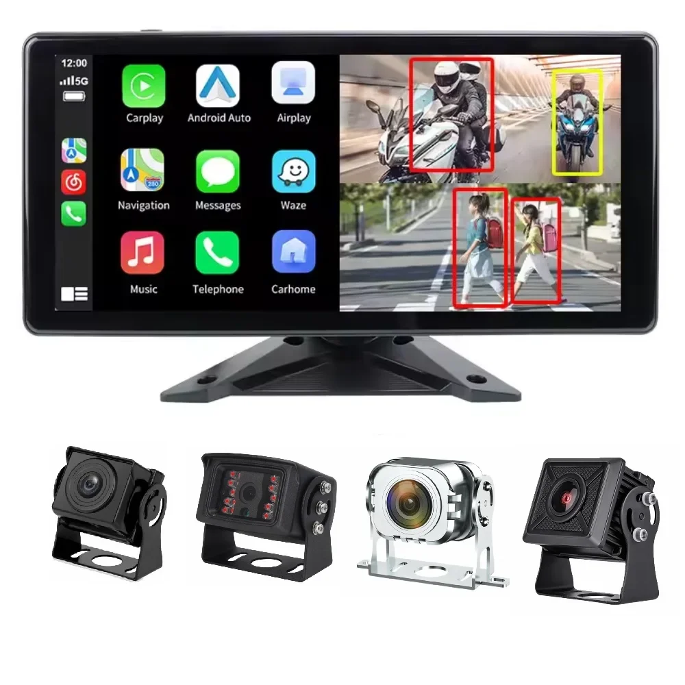 4 канала c процесс 10.36 Ahd 1080p Bus 360 Bird View Система безопасности грузовика с сенсорным