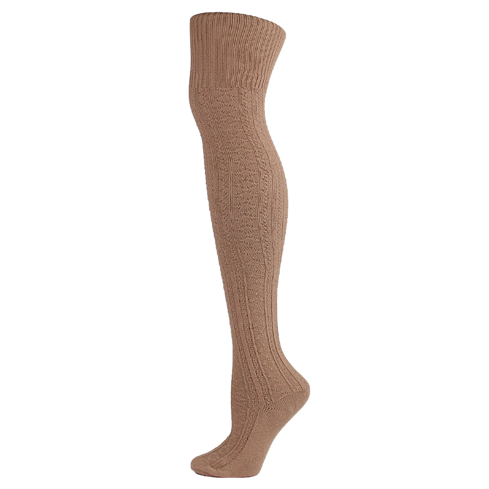 

Knitting Socks Adult Cotton Solid Women Color Fashion Stockings Long Controller Socks Winter Cute Socks Brown Socks Pattern