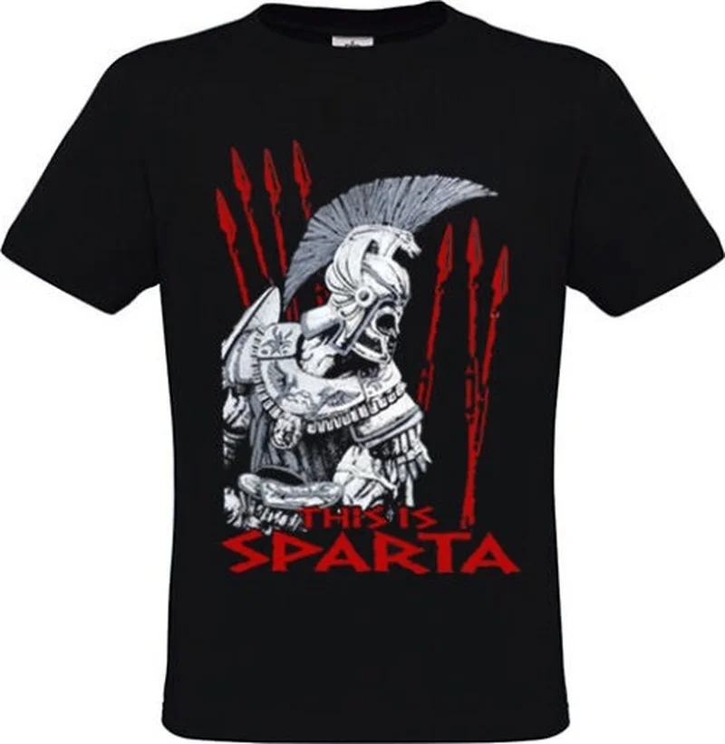 

This Is Sparta The "300" Ancient Greece Spartan Warrior Men T-Shirt Short Sleeve Casual 100% Cotton O-Neck Summer Shirts
