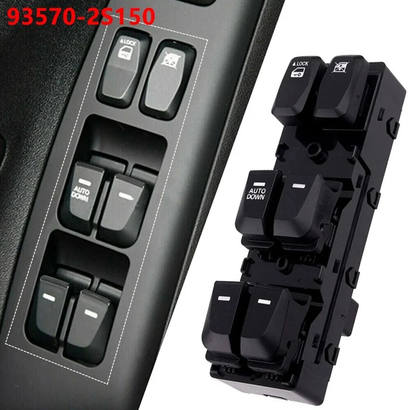 

Панель переключателя стеклоподъемника 93750-2S150 93570-2Z000 для Hyundai Tucson 2010-2016 кнопка регулятора стеклоподъемника