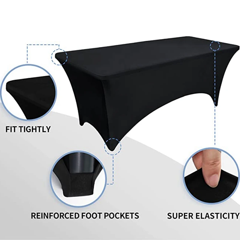 Скатерти прилегающие прямоугольные 6 футов без складок |