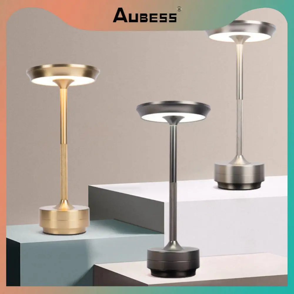 

Bedside Lamp Usb Rechargeable Creative Led Night Light Cordless Bar Touch Dimming Desk Lamp New For Hotel/cofee/restaurant Hot