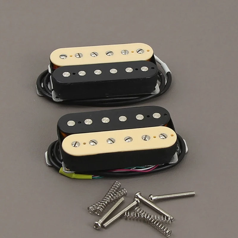 

Guitar Dual Rail Blade Pickup Coil Pickup 4 Wire for Electric Guitar Parts 24BD