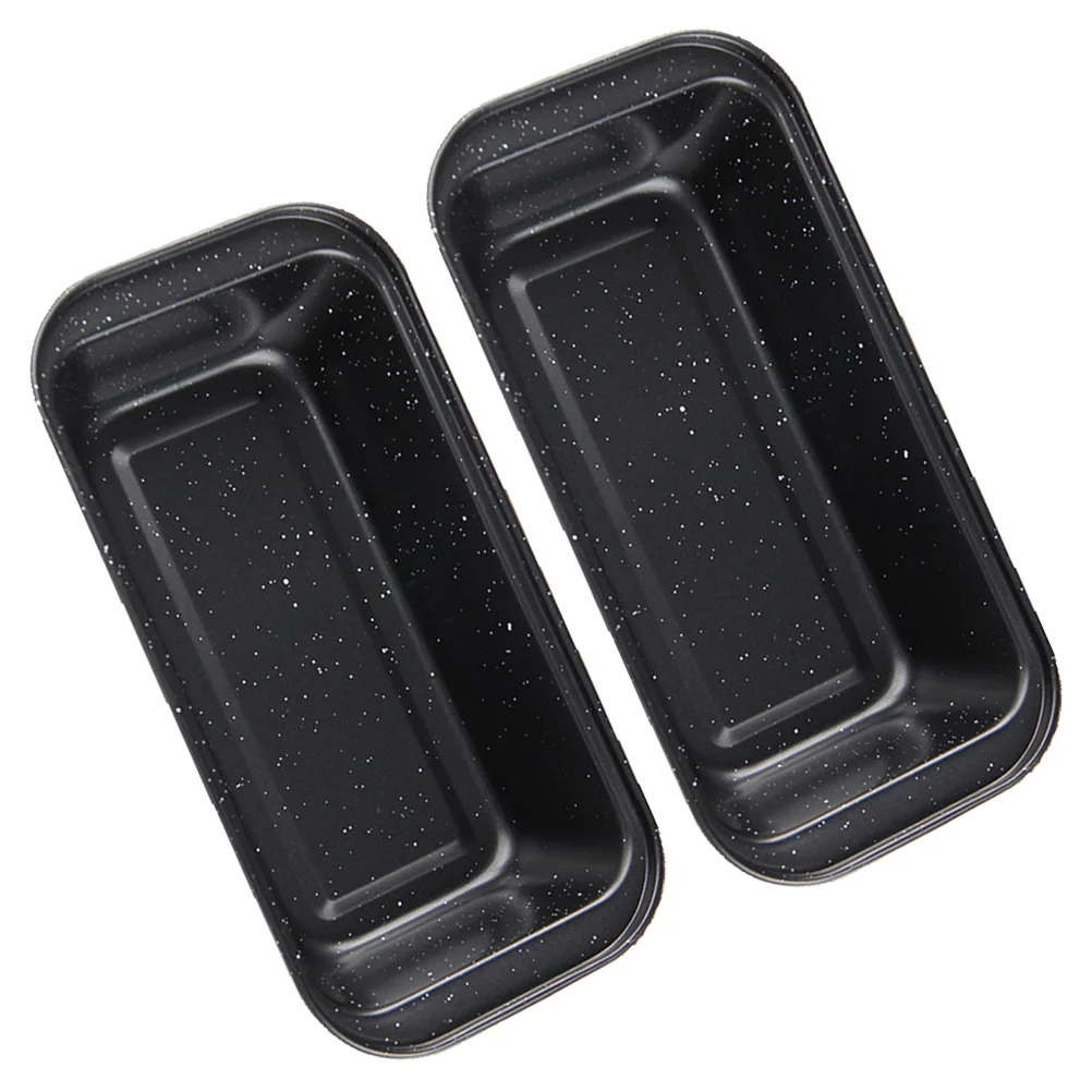 

2pcs Bread Pan Stone Loaf Pan Nonstick Bakeware Aluminum Bread Pan With Lids for Banana Bread Meat Loaf Pound Cake