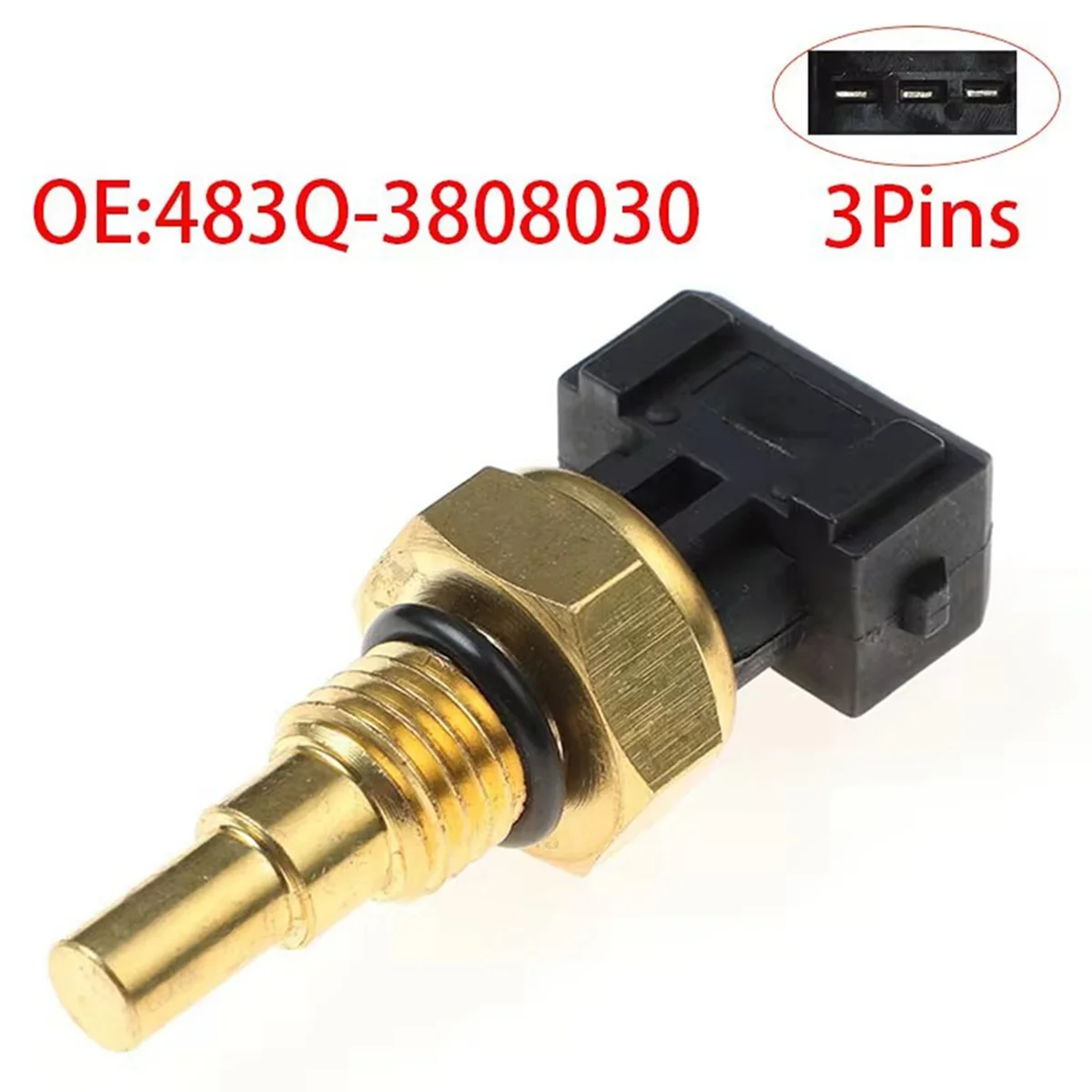 Car Parts Coolant Temperature Sensor 483Q-3808030 A11-3617011 483Q-3808030ZC for Chery A3 A5 X5 Tiggo 3 Lifan