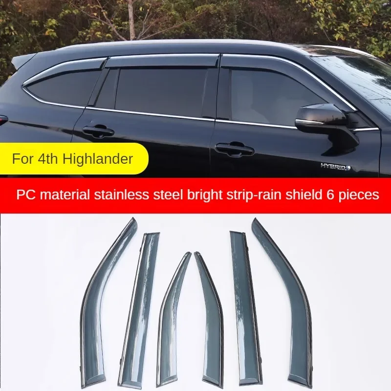 

Подходит для Toyota Highlander Kluger 2020 2021 2022 2023 2024 автомобильный козырек Защита от солнца дождя