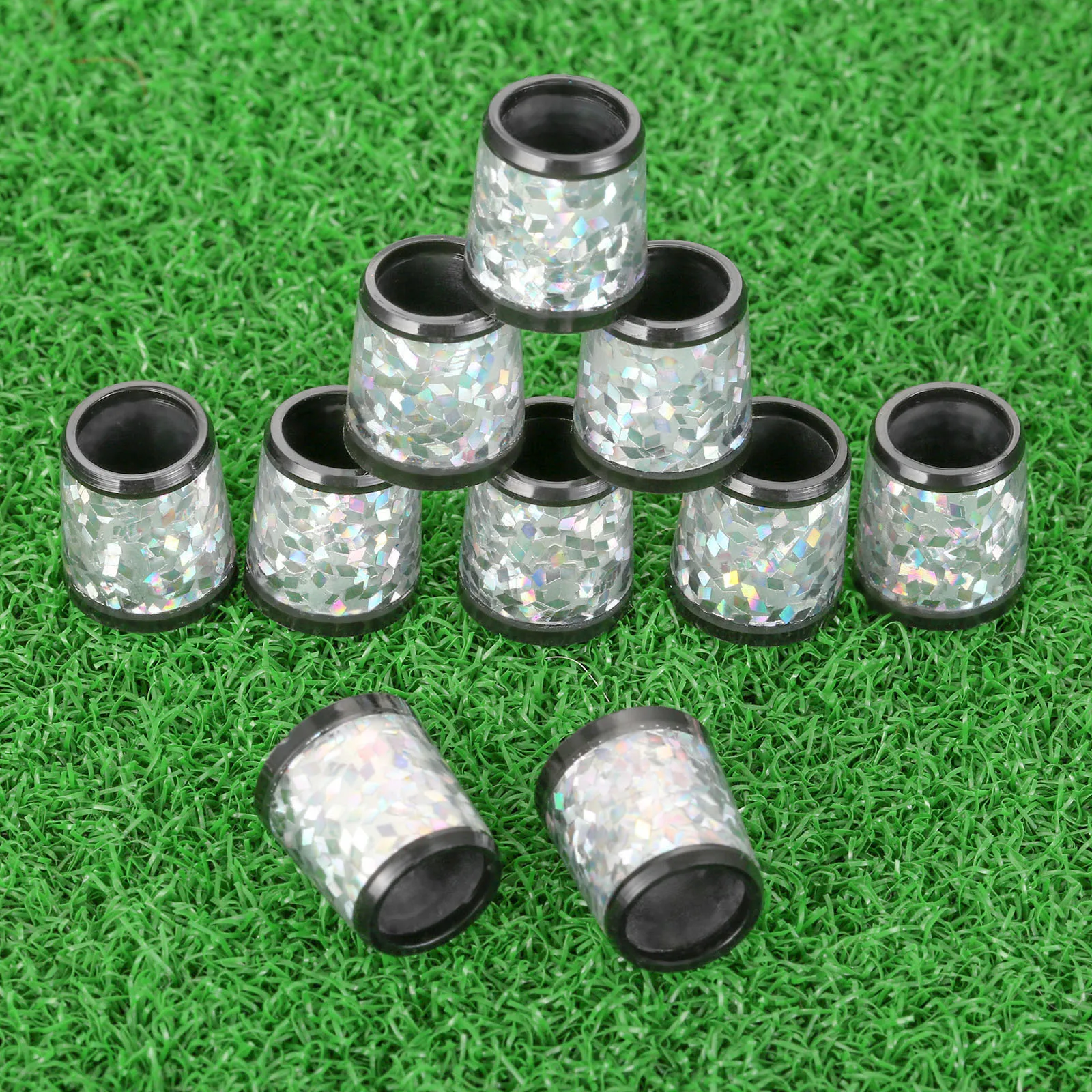 

10/5/1Pcs Golf Club Shafts Accessories Tip Size 0.370 Golf Ferrules 9.3x15x13.7mm Golf Sleeve Ferrule Replacements,Plastic