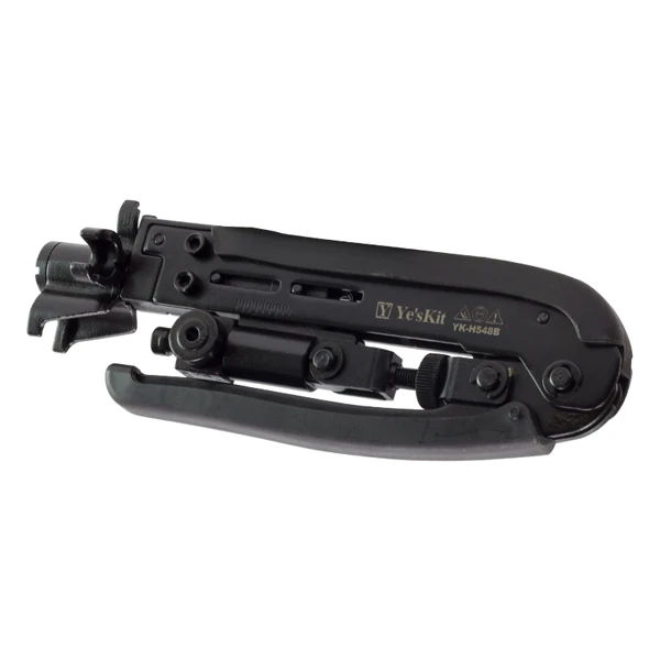 Обжимной соединитель POWERMASTER YK-548B F/BNC/RCA Обжимной соединитель POWERMASTER YK-548B F/BNC/RCA