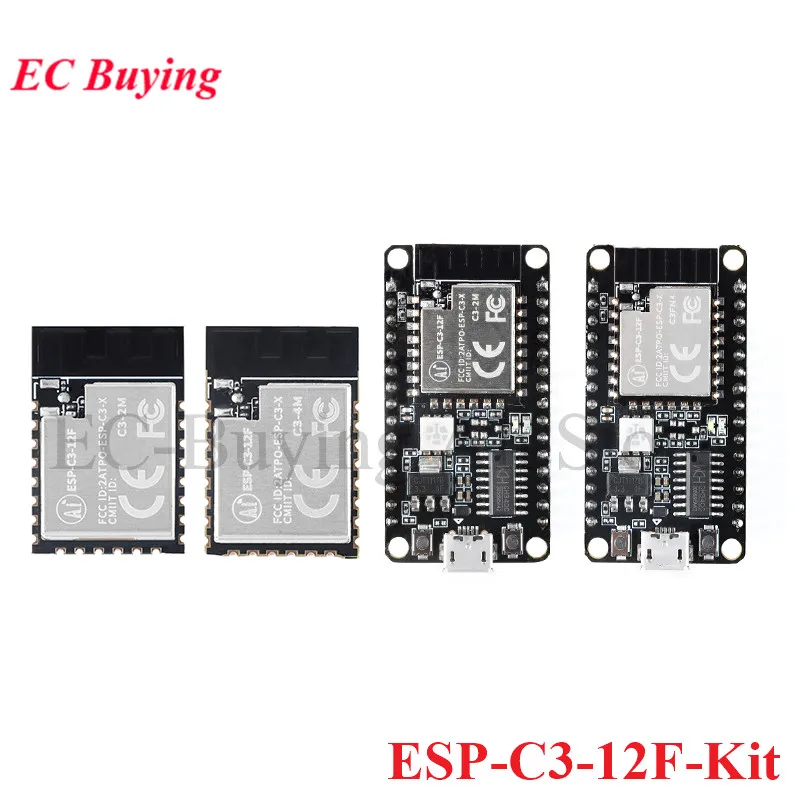 

ESP32-C3 ESP32 C3 12F 2,4 GHz WiFi + Bluetooth-совместимый BLE5.0 2M 4M двухрежимный беспроводной модуль макетная плата