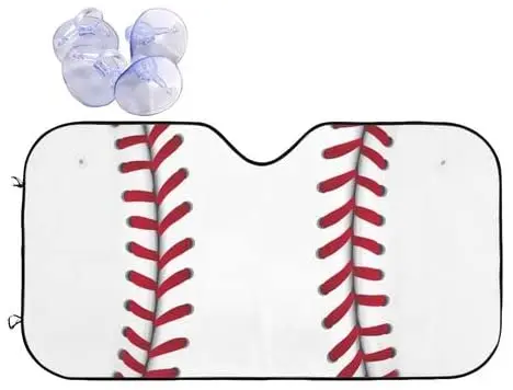 

Car Windshield Sunshade Baseball Sunshade Reflective UV Protector Keeps Your Vehicle Cool Sunshade Foldable Retractable