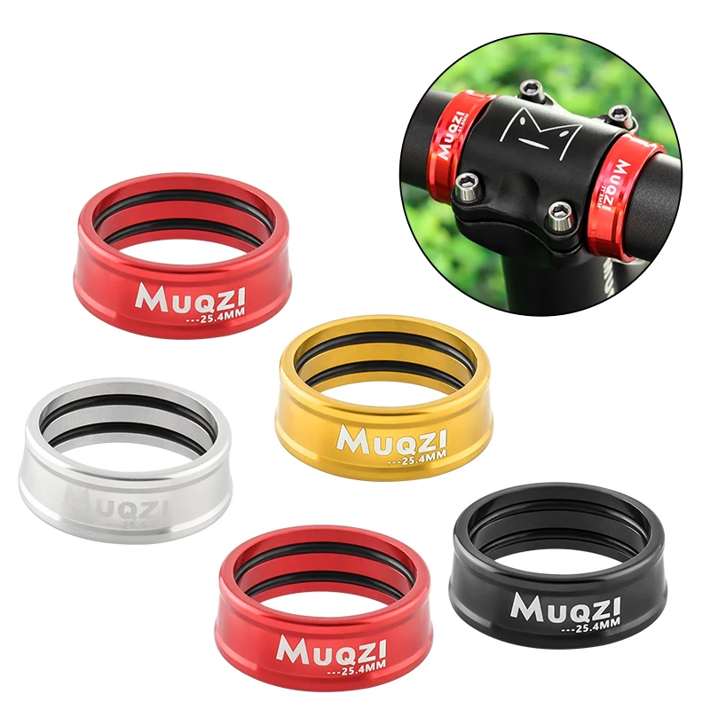 

Folding bicycle handlebar lock ring straight handlebar limit ring 25.4/31.8mm mountain bike aluminum alloy decorative ring