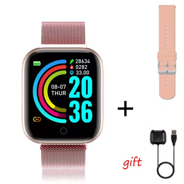 

Спортивные Смарт-часы для мужчин и женщин, фитнес-трекер с пульсометром и тонометром, Детские Смарт-часы для Android, IOS, Смарт-часы PK IWO P80