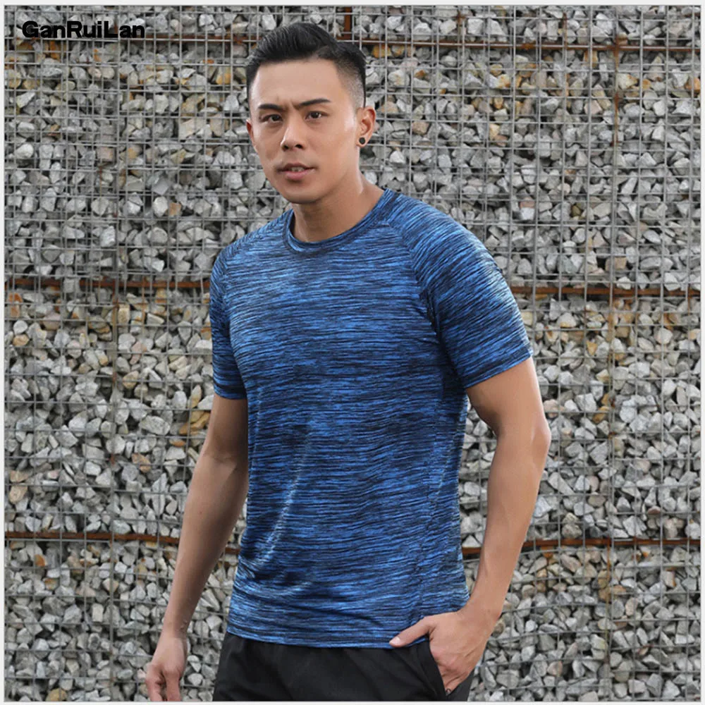 

2021 New Short Sleeve T Shirt Men O Neck Polyester Mens T Shirt Summer Cool Tee Male Slim Casual Boys Tee Shirts Homme 8XL