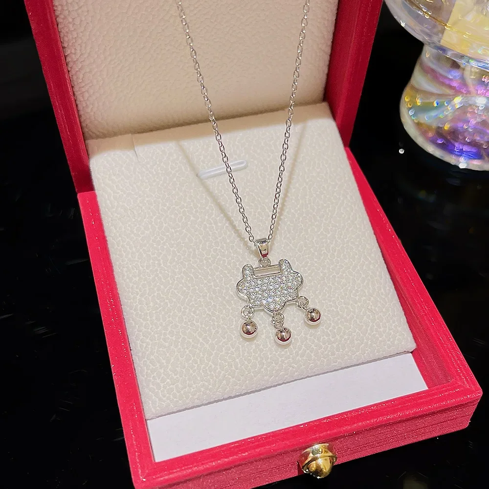 Корейское ожерелье с подвеской из циркона Ins Стиль Нишевый дизайн