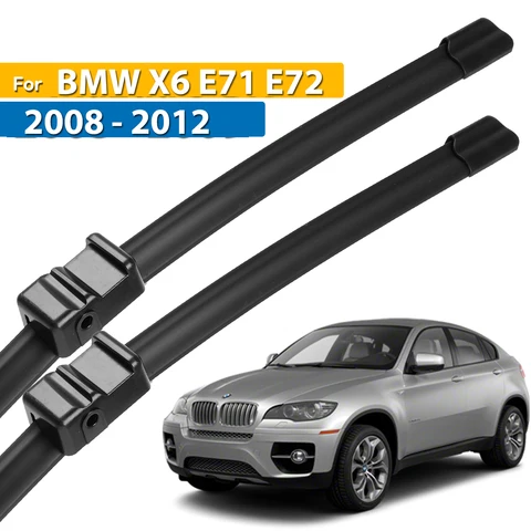 Передние щетки стеклоочистителя Erick's LHD для BMW X6 E71 E72 2008-2012 Лобовое стекло Чистое окно Автомобильные щетки от дождя 24 "+ 20"