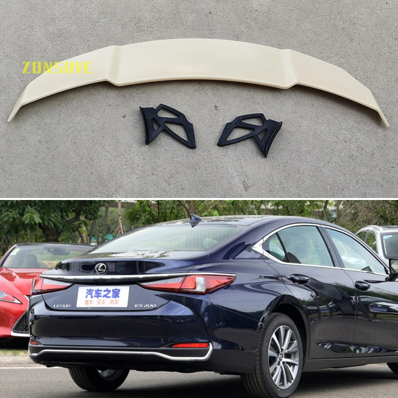 

Используется для 2018-2022 Lexus ES серия спойлер авто седан заднее крыло кузов комплект аксессуаров ABS пластик