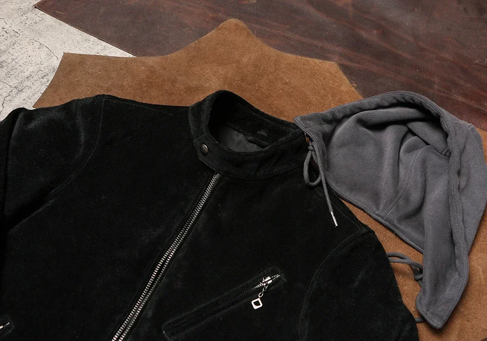 Кожаная куртка третьего поколения Blunt Razor Venom осенью и зимой мягкое тонкое