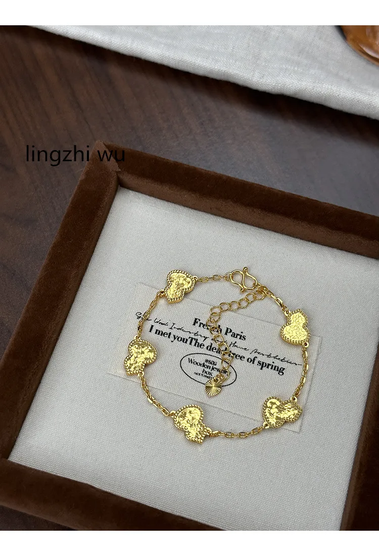 Lingzhi Wu-роскошный изысканный браслет винтажный элегантный высшего качества