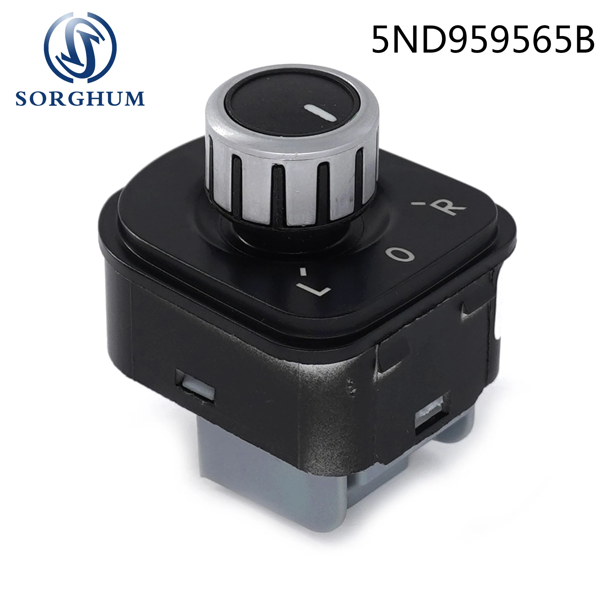 

Sorghum Chrome Rear Mirror Adjust Knob Control Switch 5ND959565B For Volkswagen J-etta MK5 Golf MK5 MK6 Rabbit Eos Passat B6 3C