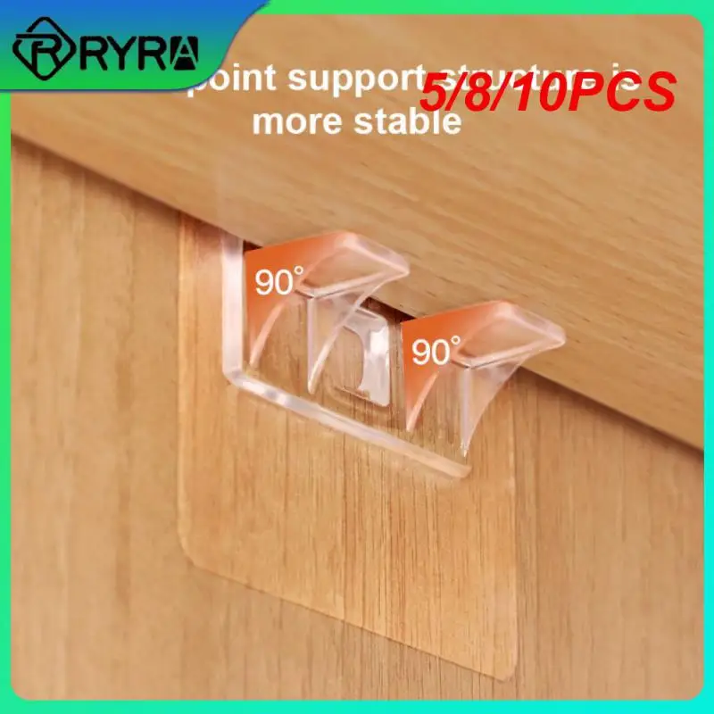 

5/8/10PCS Multi-purpose Clapboard Hook No Damage To The Wall No Drilling Partition Plate Holder Safe And Assured Traceless