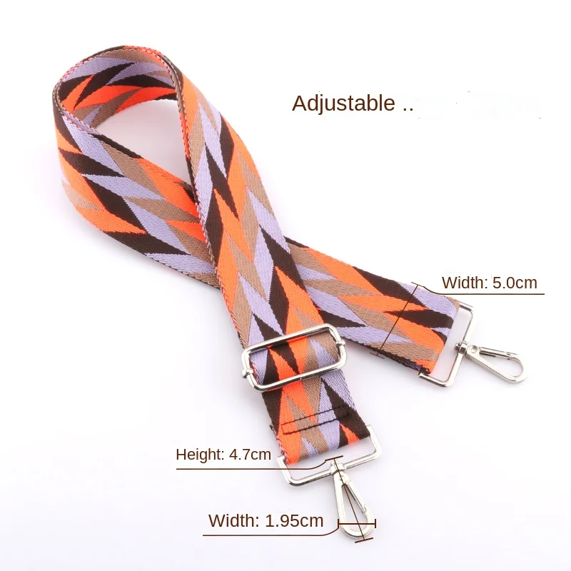 Bag Strap 5cm Handbag Waist Wide Shoulder Bag Strap Shoulder Strap Shoulder Strap Replacement Strap Accessories Bag Partially