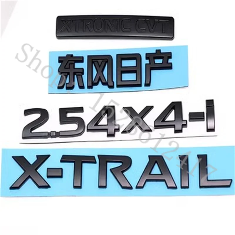 

ABS Emblem Badge Letters Rear Tail Sticker English logo letter label for trunk For Nissan X-Trail X Trail T32 2014-2021