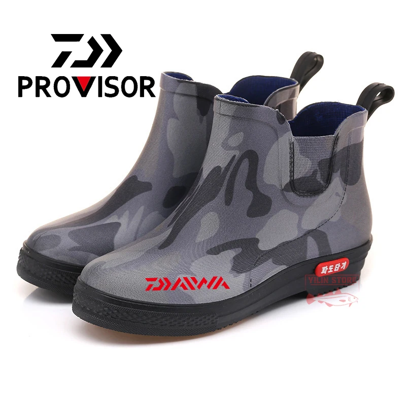

Ботинки Daiwa мужские для рыбалки, Нескользящие водонепроницаемые, утепленные, дышащие, короткие, для походов и воды