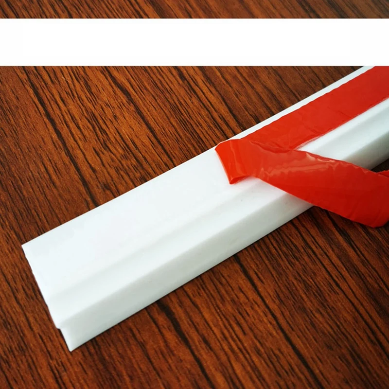 

2X Water Retaining Strip Silicone Water Barrier For Sink Water Barrier For Kitchen Countertop White 60Cm Long