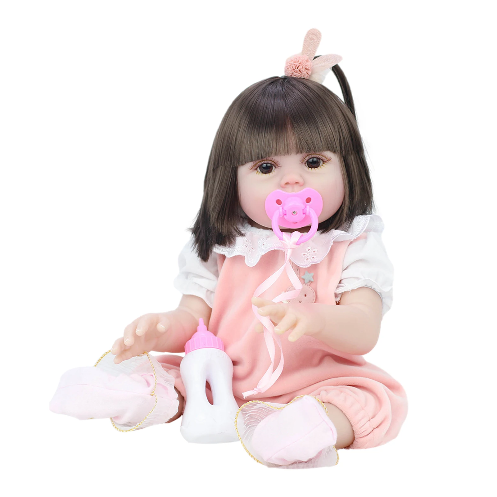 

20.8in Baby Toddler Babies Doll Realistic Life Like Newborn Babies Doll Toy For Girls Toddler Blue Eyes Toddler Birthday Present