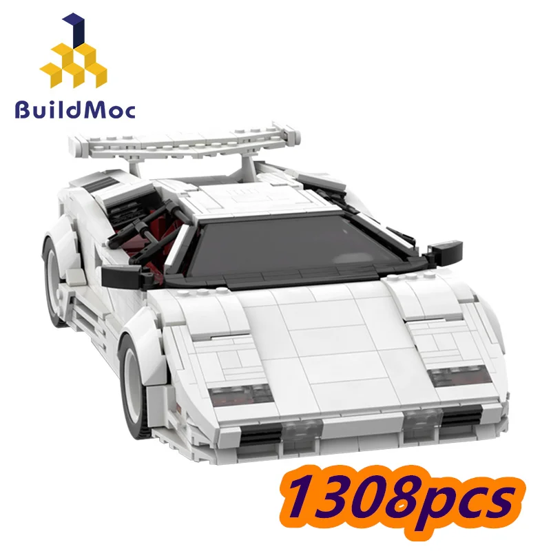 Высокотехнологичный спортивный автомобиль LP5000, набор кирпичей «сделай сам», серии Super Star, детские игрушки, подарки, набор строительных блоков, подарок для детей на день рождения