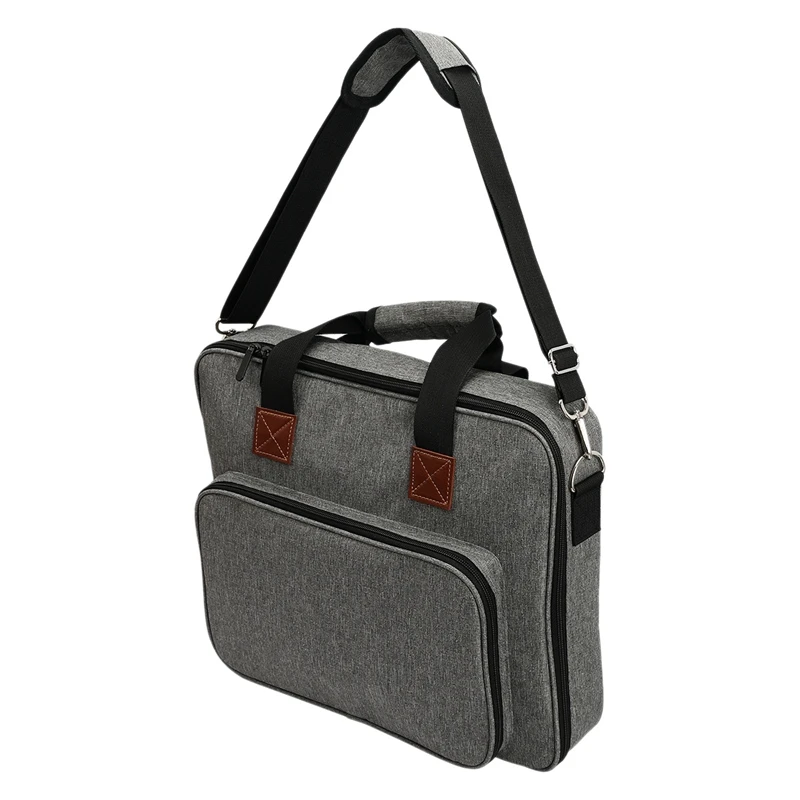 

Embroidery Bag, Embroidery Item Bag Storage, Handmade Supplies Storage And Storage Embroidery Hoop, Sewing Tool Kit Gray