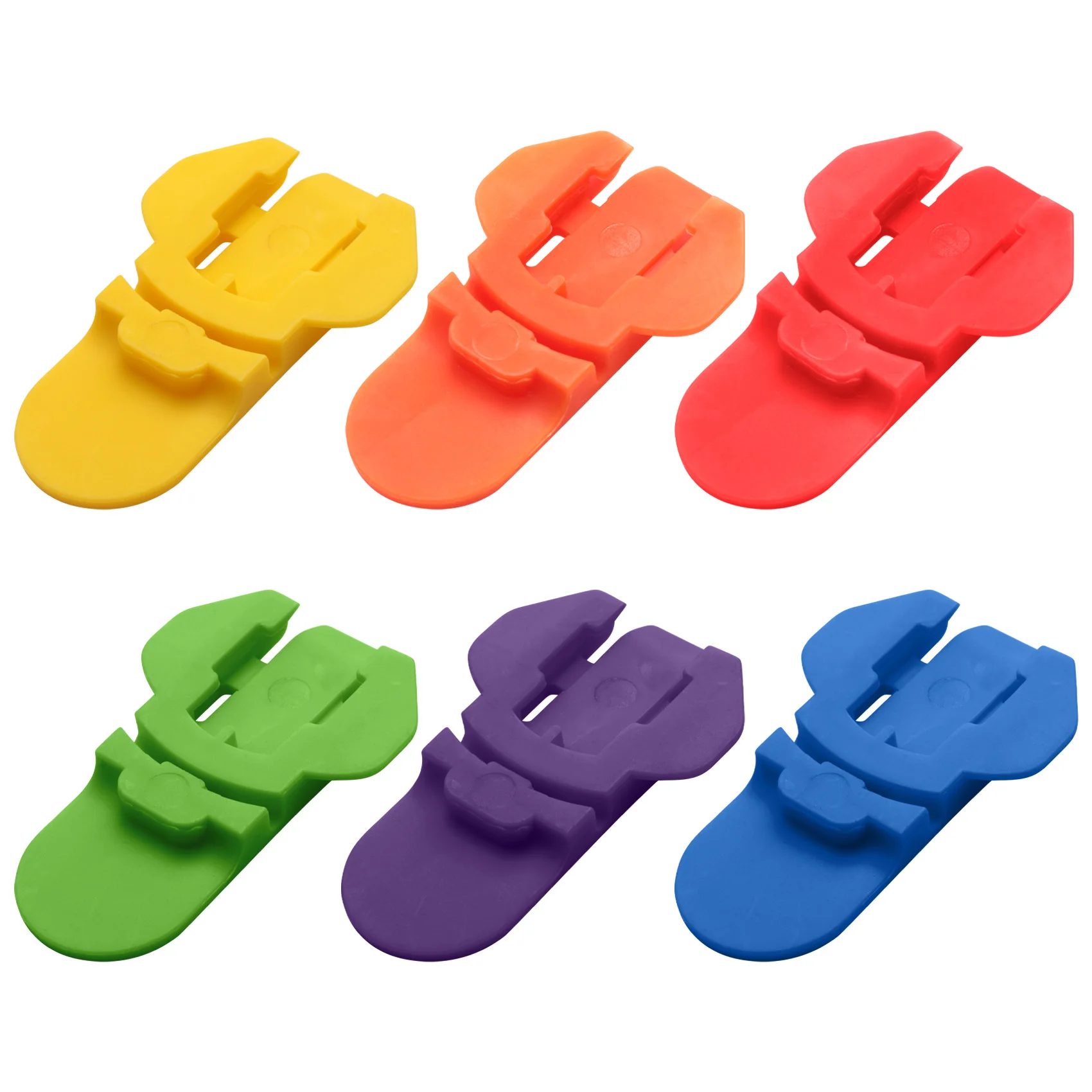 

Beverage Barricade Soda Protector Can Opener Beverage Protector Color Coded Drink Shield and Soda Protector 6Pcs