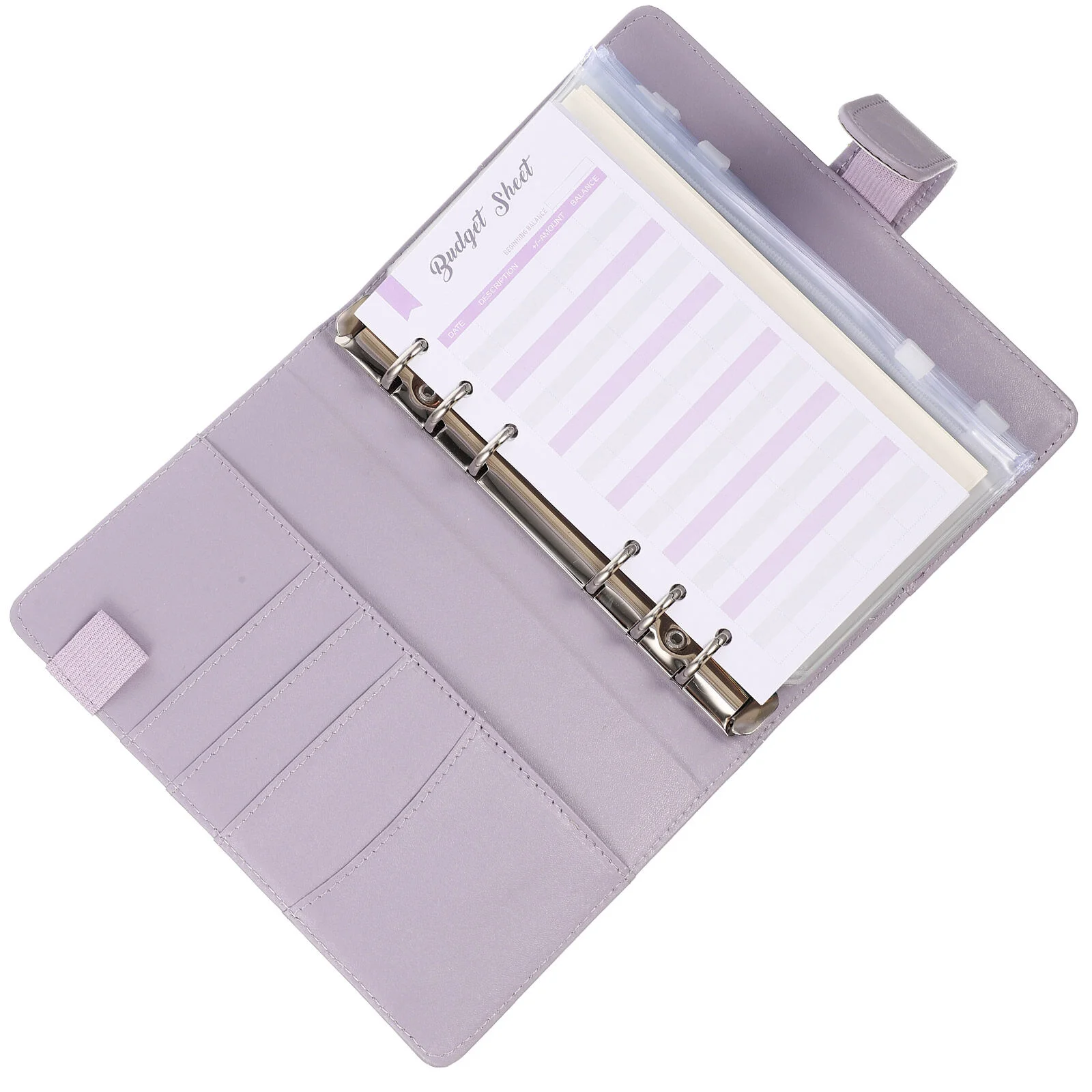 

Work Notebooks Envelope Envelope Loose-leaf Notebook Budget Notepad Binder Envelope Refillable Work A6 Ring