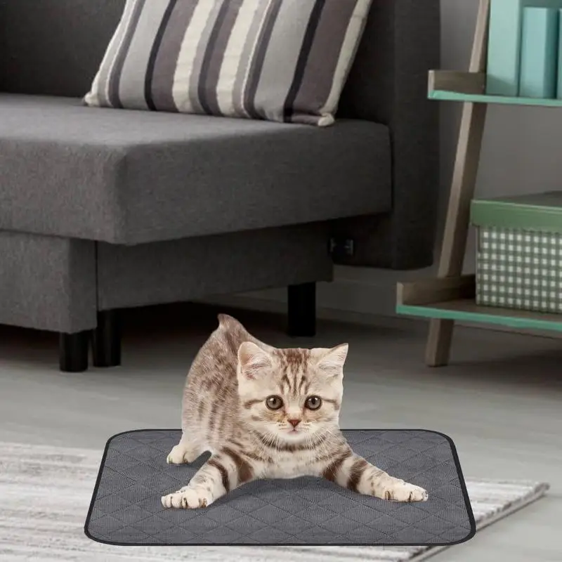 

Коврик для кошачьего ящика, моющийся коврик для кровати для собаки, мягкий коврик для собаки, нескользящий коврик для ящика, прочный коврик ...