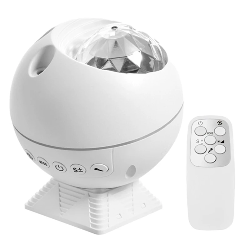 

Ночник Galaxy проектор Звезда с дистанционным управлением голос 360 ° регулируемый цветной динамический потолочный светильник туманность