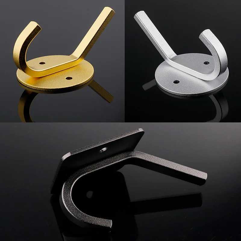 

Space aluminum bathroom towel without punching hook, strong clothes hook, metal single hook, clothes hook
